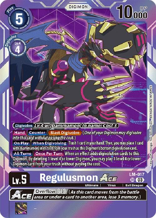 Regulusmon ACE [Exclusive Foil] #LM-017