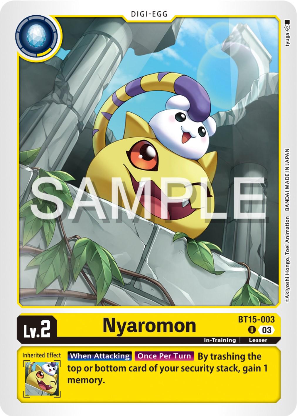 Nyaromon #BT15-003