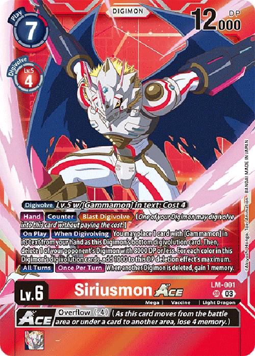 Siriusmon ACE [Exclusive Foil] #LM-001