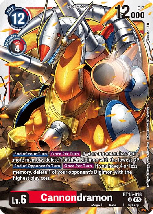 Cannondramon #BT15-018