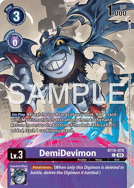 DemiDevimon [Sinister Order Legend Pack Foil] #BT15-070