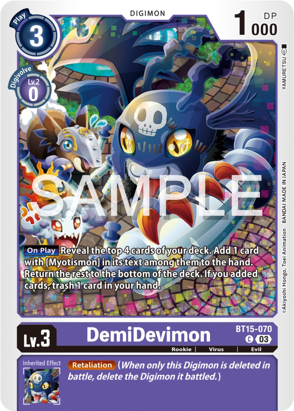 DemiDevimon #BT15-070