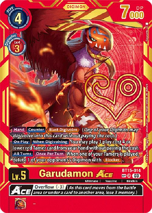 Garudamon ACE [Special Rare Foil] #BT15-014 SP