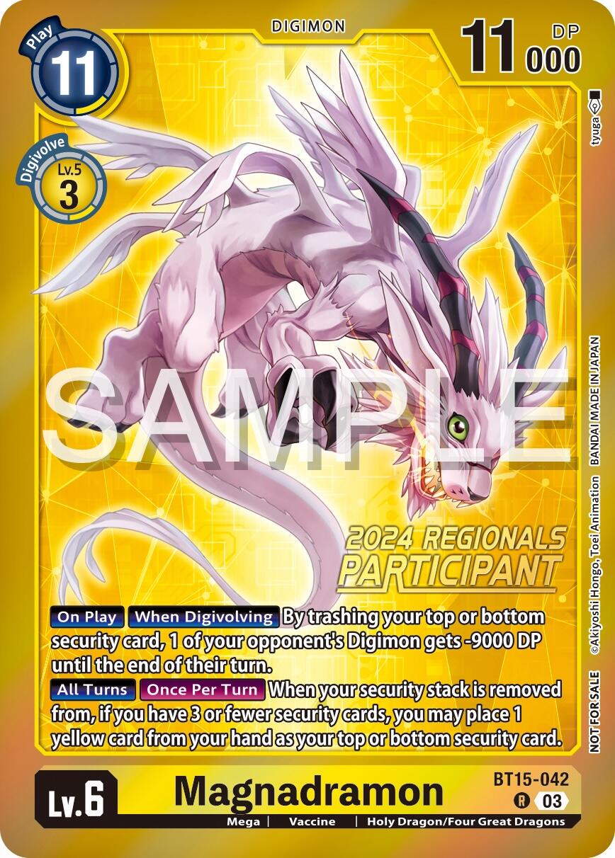 Magnadramon [Regionals Participant Foil] #BT15-042
