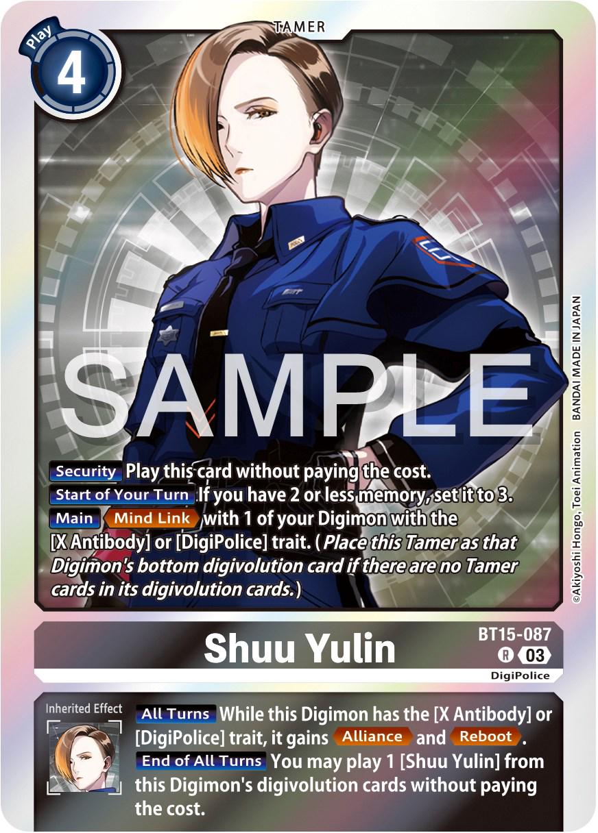Shuu Yulin [Foil] #BT15-087