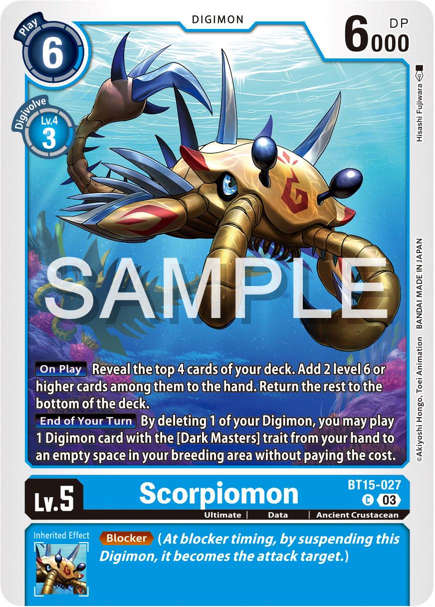 Scorpiomon #BT15-027