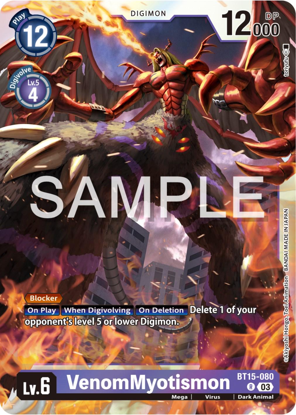 VenomMyotismon [Foil] #BT15-080