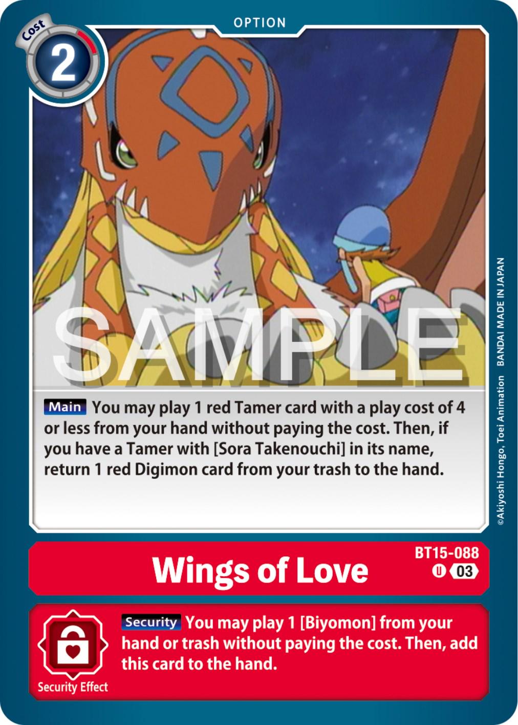 Wings of love #BT15-088