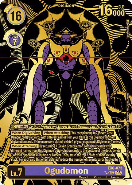 Ogudomon [Textured Foil] #EX6-073