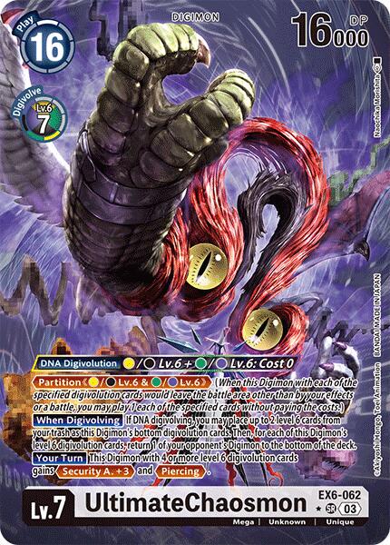 UltimateChaosmon [Alternate Art Foil] #EX6-062