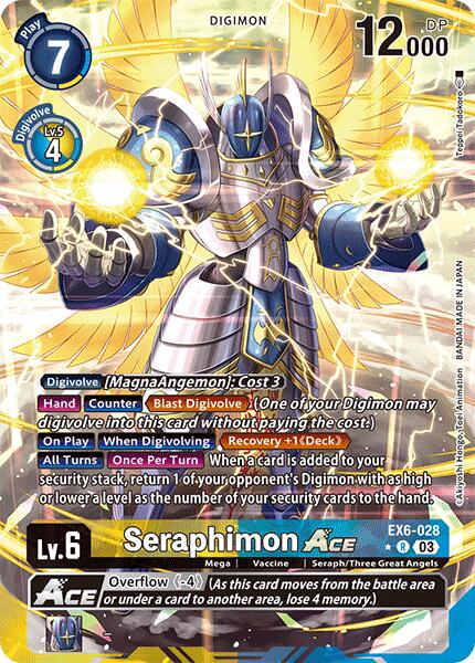 Seraphimon ACE [Alternate Art Foil] #EX6-028
