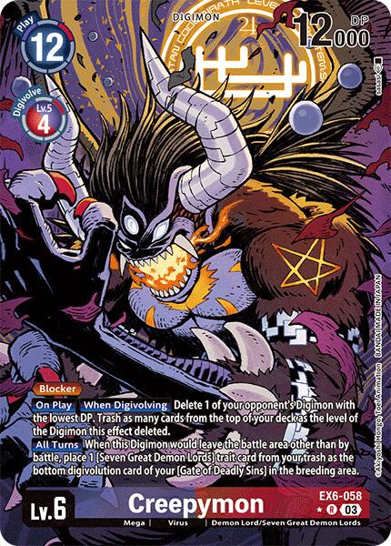 Creepymon [Alternate Art Foil] #EX6-058