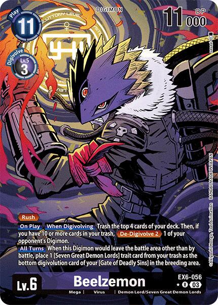 Beelzemon [Alternate Art Foil] #EX6-056