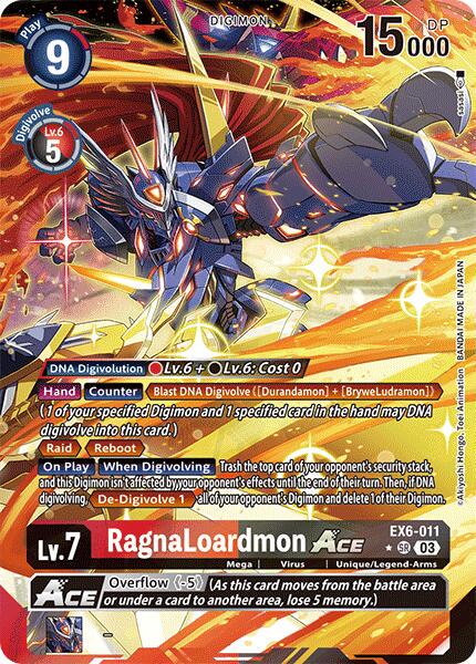 RagnaLoardmon ACE [Alternate Art Foil] #EX6-011