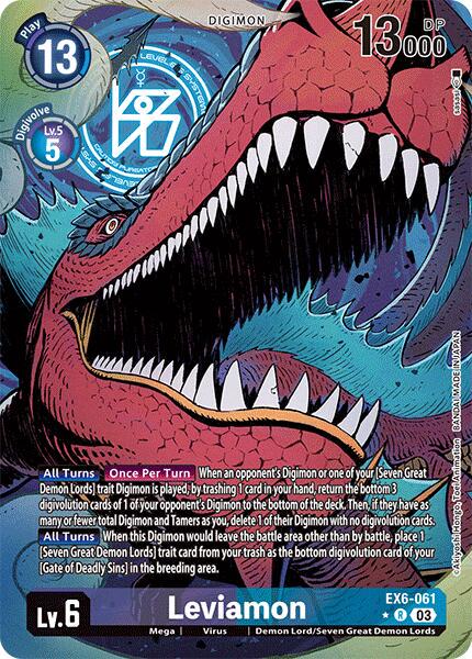 Leviamon [Alternate Art Foil] #EX6-061