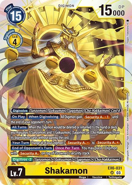 Shakamon [Foil] #EX6-031
