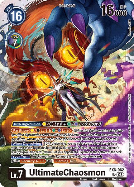 UltimateChaosmon [Foil] #EX6-062