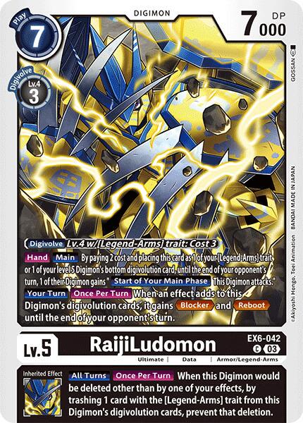 RaijiLudomon #EX6-042