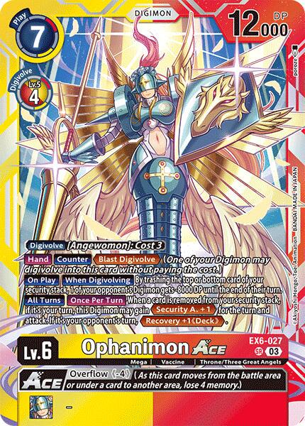 Ophanimon ACE [Foil] #EX6-027