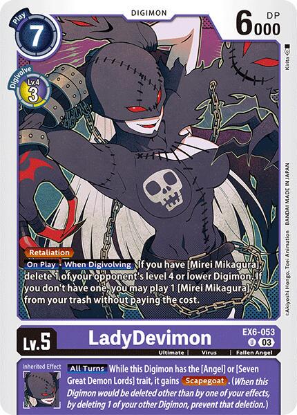 LadyDevimon #Ex6-053