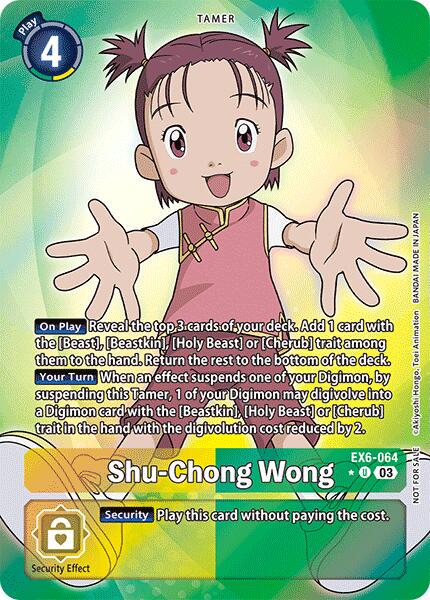 Shu-Chong Wong [Promotion Pack Foil] #EX6-064