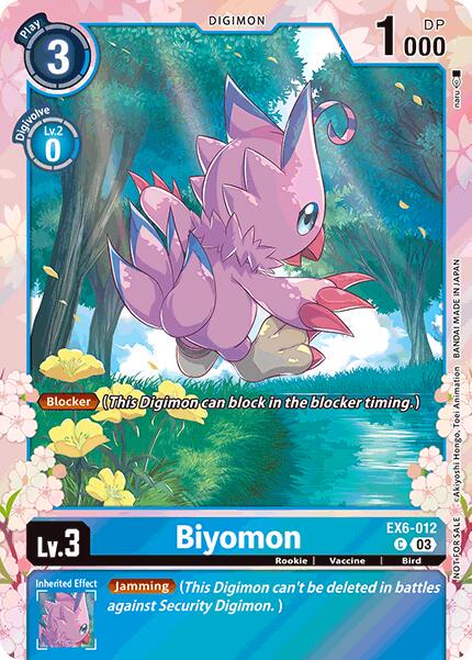 Biyomon [Regulation Battle Foil] #EX6-012