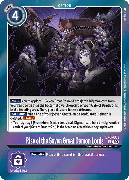 Rise of the Seven Great Demon Lords [Foil] #EX6-069