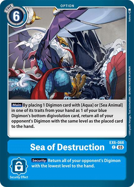 Sea of Destruction #EX6-066