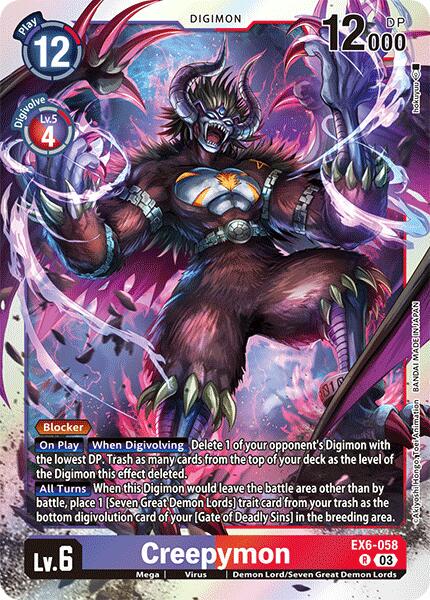 Creepymon [Foil] #EX6-058