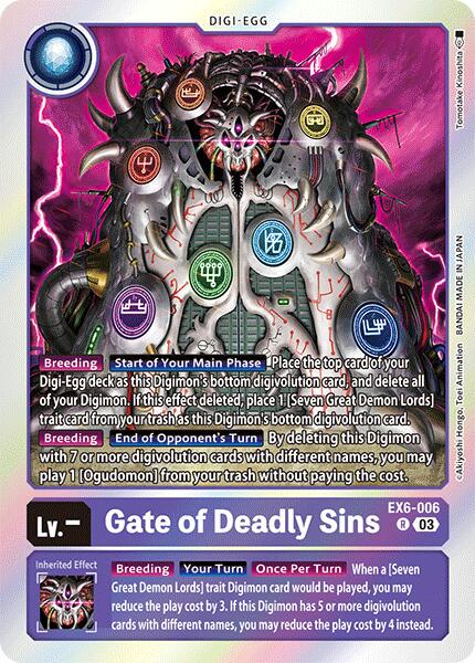 Gate of Deadly Sins [Foil] #EX6-006