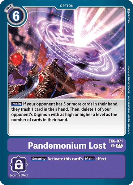 Pandemonium Lost #EX6-071