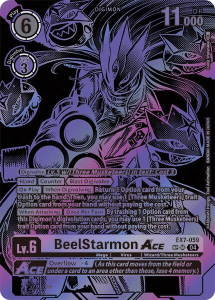 BeelStarmon ACE [Textured Foil] #EX7-059