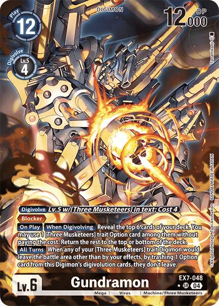 Gundramon [Alternate Art Foil] #EX7-048