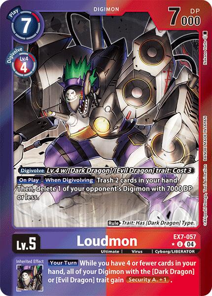 Loudmon [Foil Foil] #EX7-057