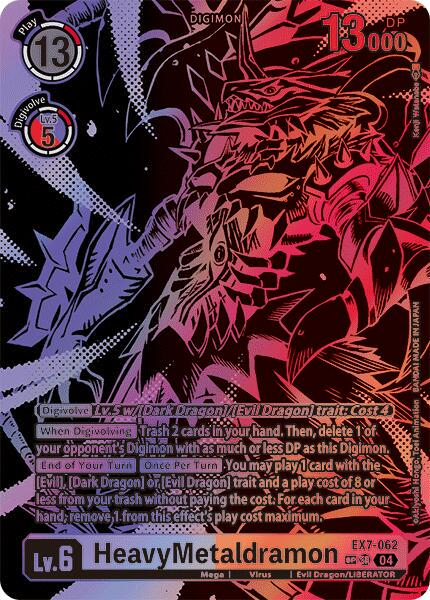 HeavyMetaldramon [Textured Foil] #EX7-062