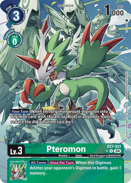 Pteromon [Alternate Art Foil] #EX7-031