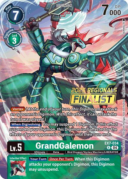 GrandGalemon [Regionals Finalist Foil] #EX7-034