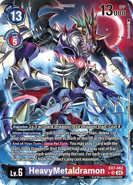 HeavyMetaldramon [Alternate Art Foil] #EX7-062