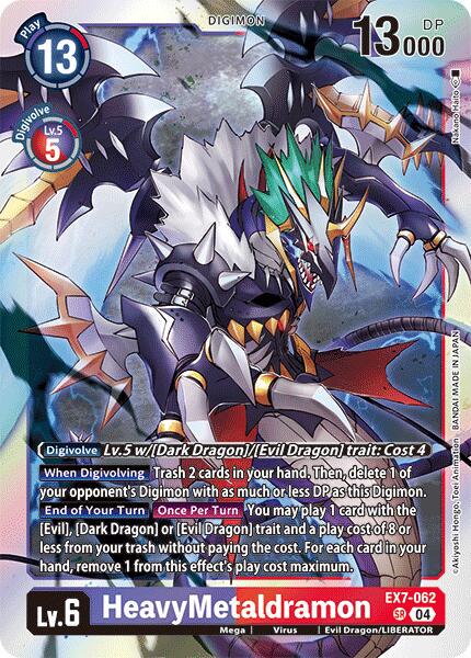 HeavyMetaldramon [Foil] #EX7-062