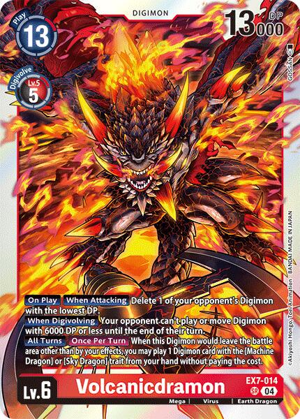Volcanicdramon [Foil] #EX7-014