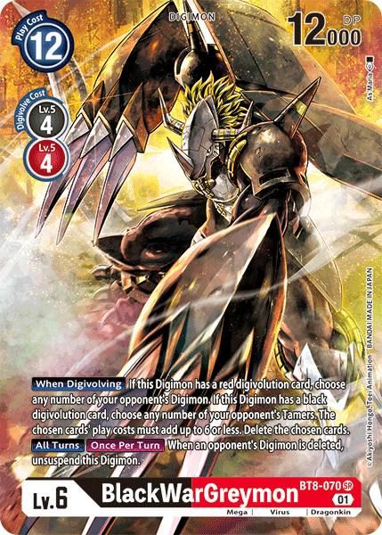 BlackWarGreymon [Alternate Art Foil] #BT8-070