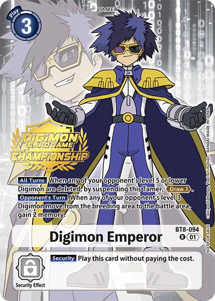 Digimon Emperor [Gold Stamp Card Set Foil] #BT8-094