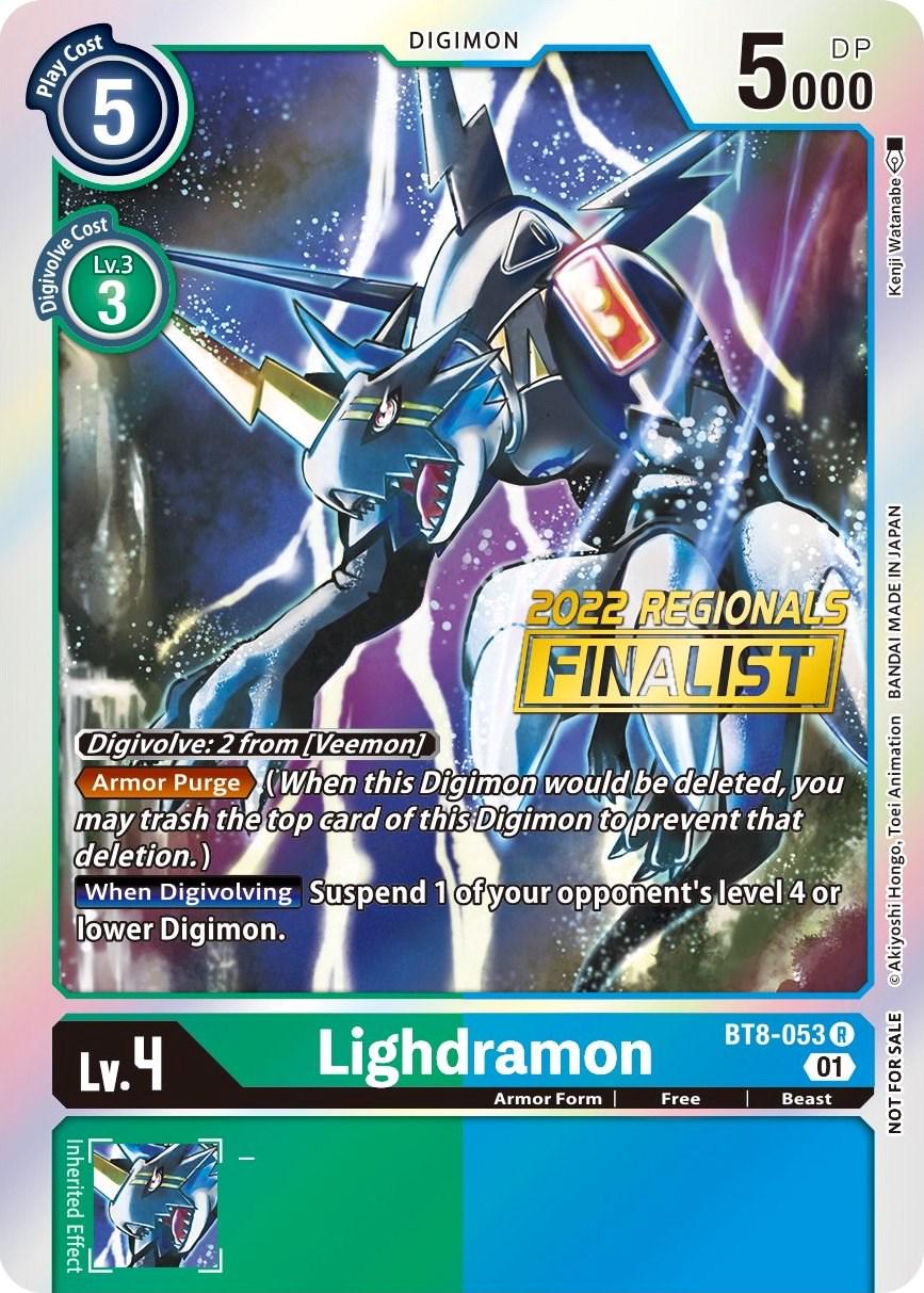 Lighdramon [Regional Online Finalist Foil] #BT8-053