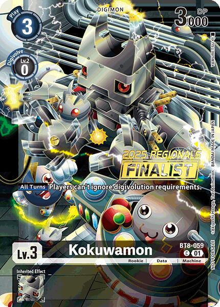 Kokuwamon [Regionals Finalist Foil] #BT8-059