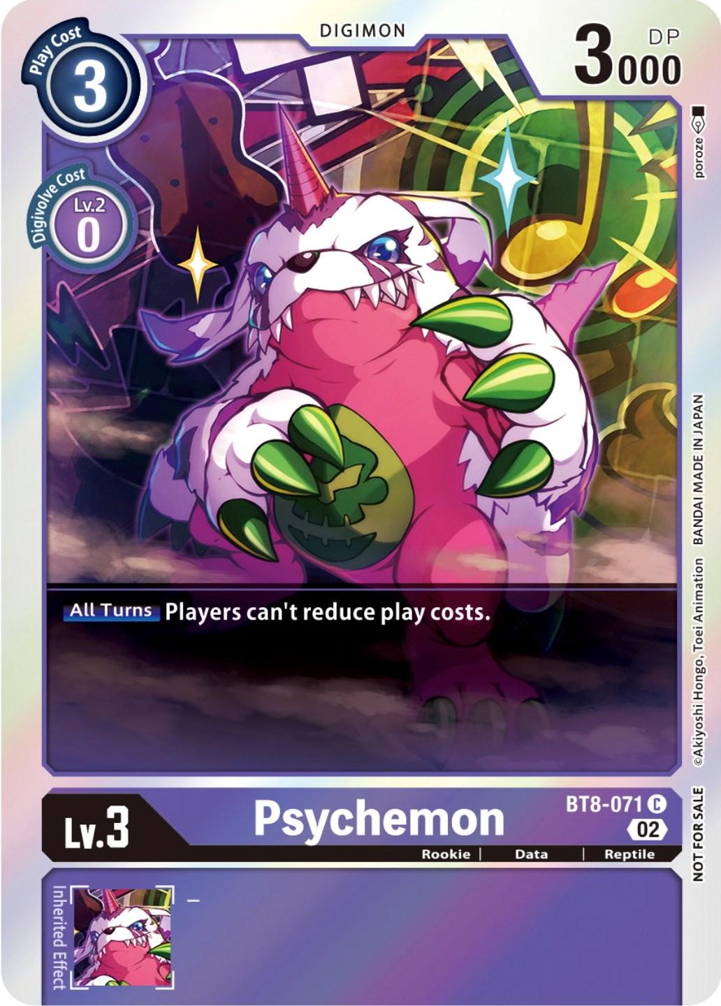 Psychemon [Winner Foil] #BT8-071