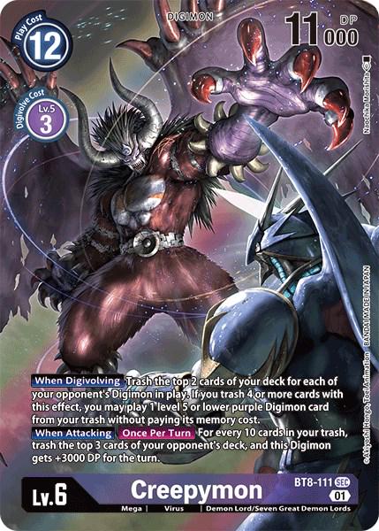 Creepymon [Alternate Art Foil] #BT8-111