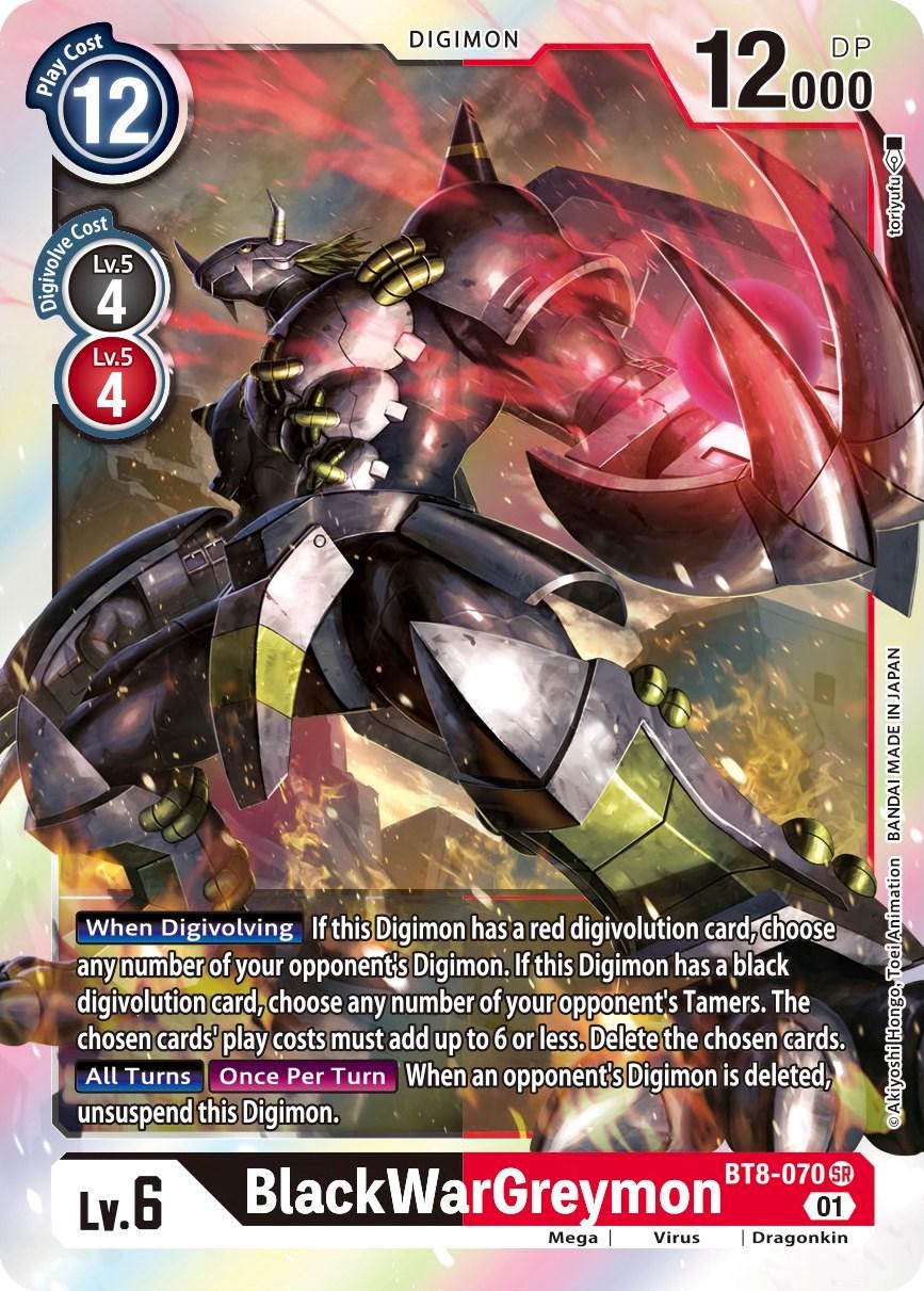 BlackWarGreymon [Foil] #BT8-070