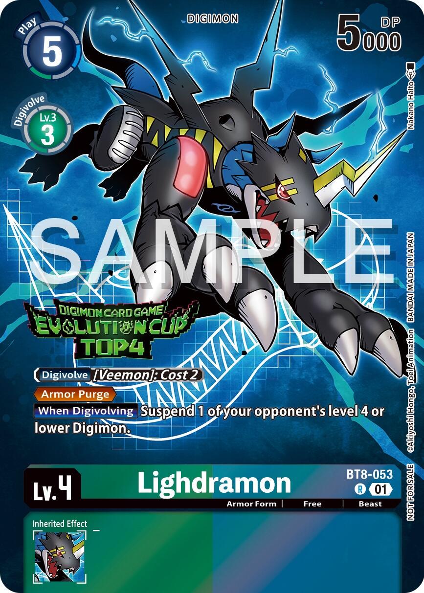 Lighdramon [Evolution Cup Top 4 Foil] #BT8-053
