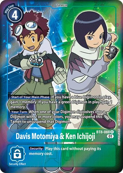 Davis Motomiya & Ken Ichijoji [Box Topper Foil] #BT8-088