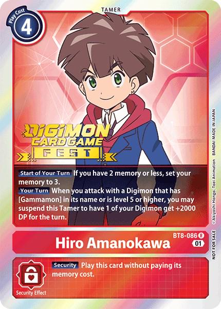 Hiro Amanokawa [Fest Foil] #BT8-086